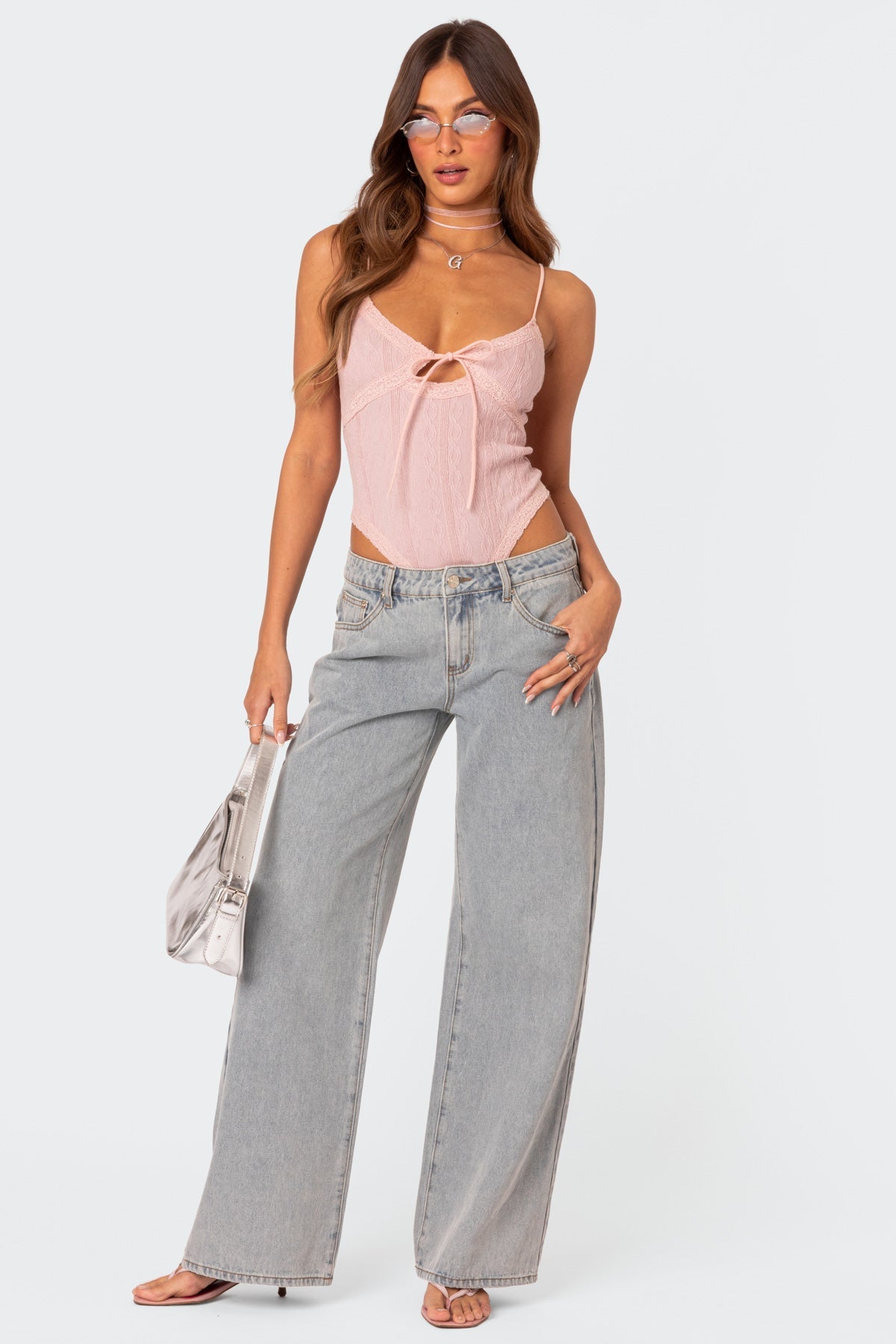 Esme- Bow-Tie Loose Fit Jeans