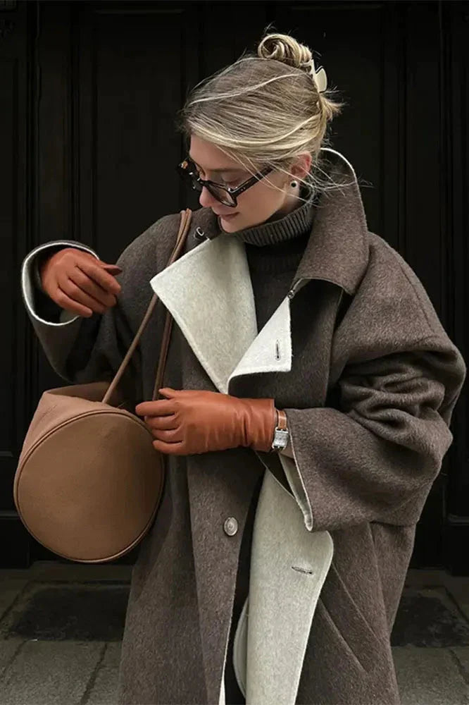 Ingrid | Single-Breasted Wool Coat